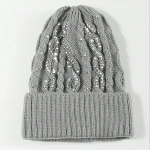 ZARA sequins gret beanie hat